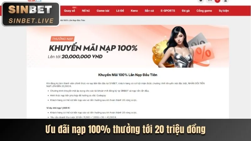 Thưởng chào mừng khi đăng ký banca29 tải game